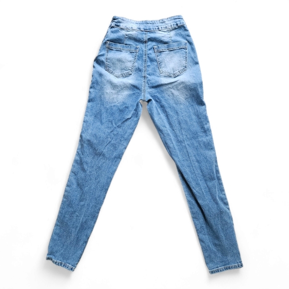 Jealous Tomato Flare Leg ( tapered) Denim Jeans Size Large Womens - Picture 4 of 7